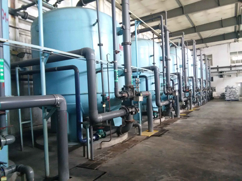 我公司活性氧化铝除氟剂使用现场